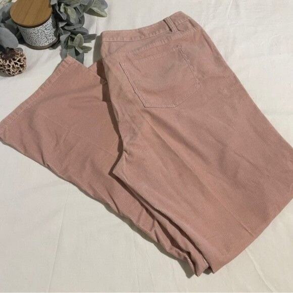 Talbots Signature Boot Corduroy Pants Women's Mauve Size 18 - Picture 7 of 8